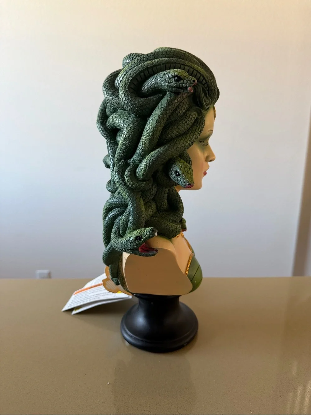 One Medusa Bust Decorative Head